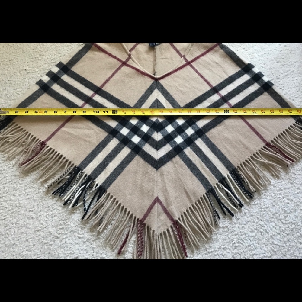 Euc Burberry vintage nova check poncho - Picture 3 of 8